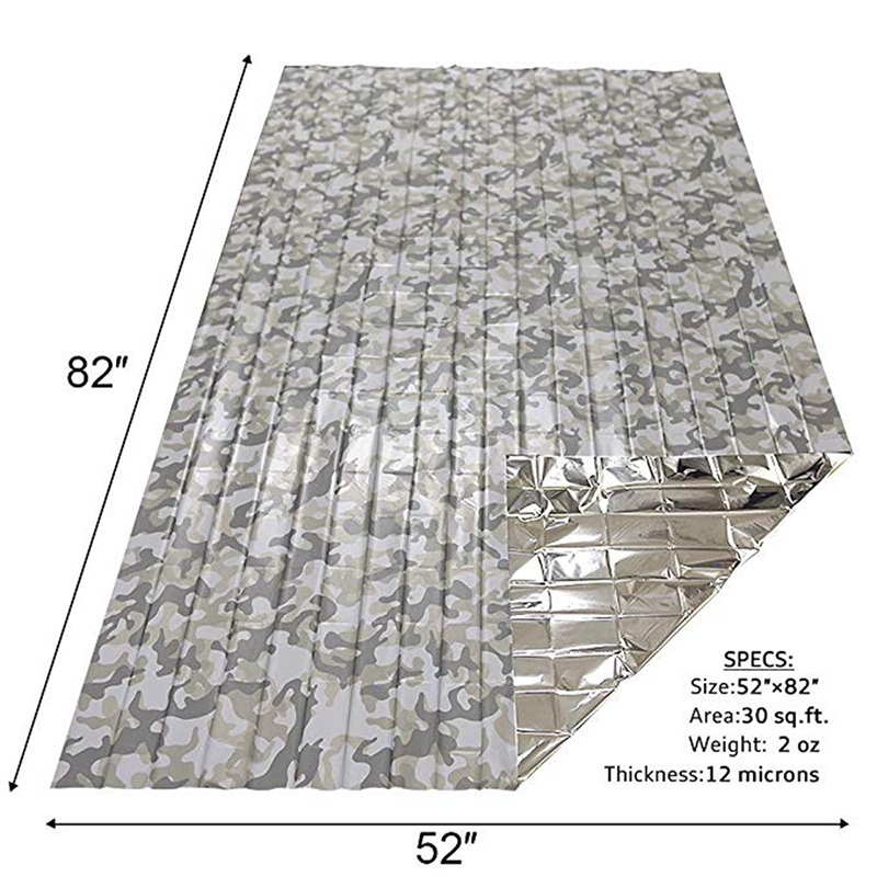 1pcs Emergency Thermal Blanket - огляд і ціна Emergency Poncho Rain