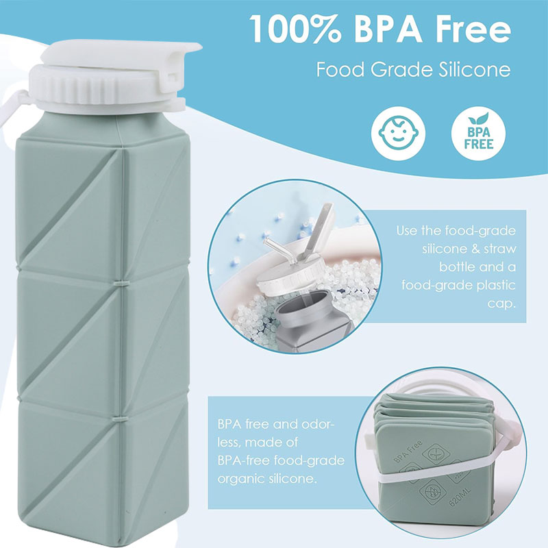 620ml Collapsible Water Bottle - огляд і ціна Water Bag Collapsible
