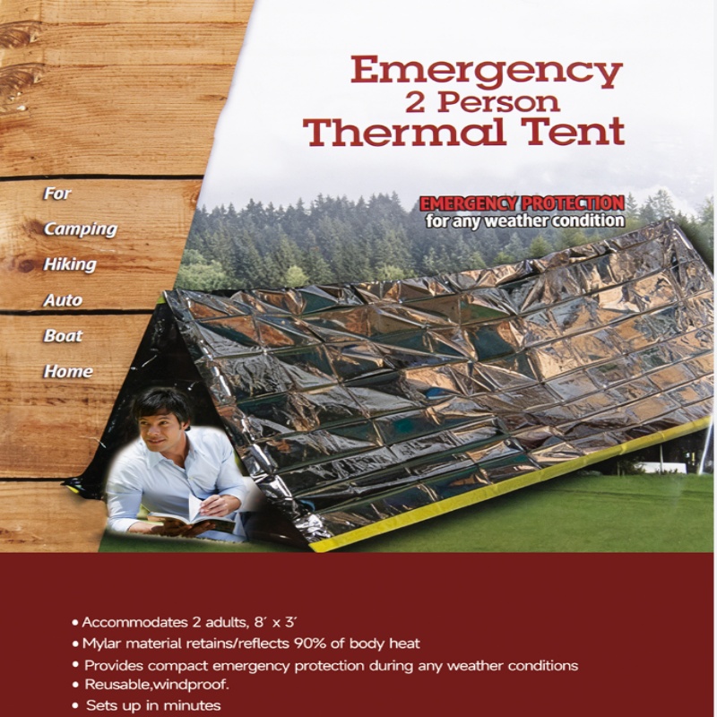 Portable 2‑Person Emergency Su - огляд і ціна Emergency Mylar Tent