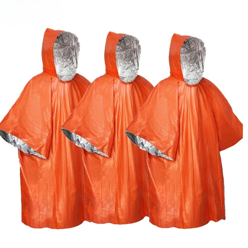 1-5PCS Multifunctional Surviva - огляд і ціна Emergency Poncho Rain