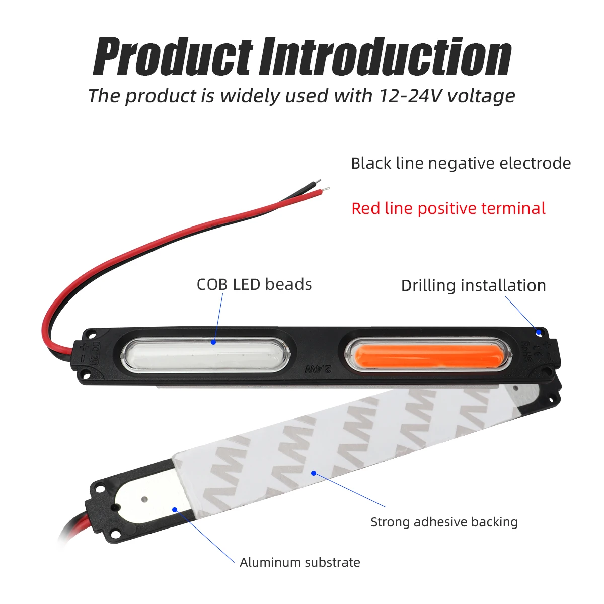 Red Blue Flashing Dual Light L - огляд і ціна Sos Light Strobe