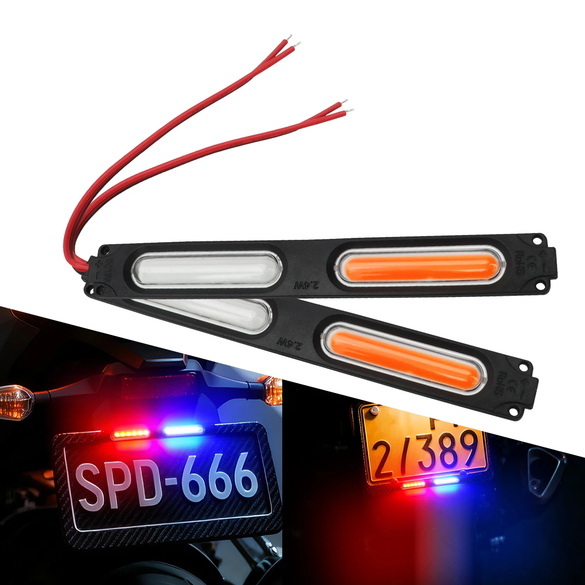 Red Blue Flashing Dual Light L - огляд і ціна Sos Light Strobe
