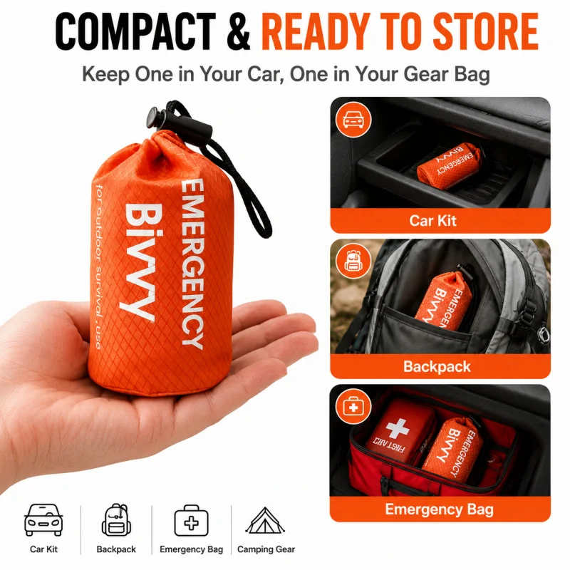 Emergency Sleeping Bag, PE Alu - огляд і ціна Bivy Bag Emergency