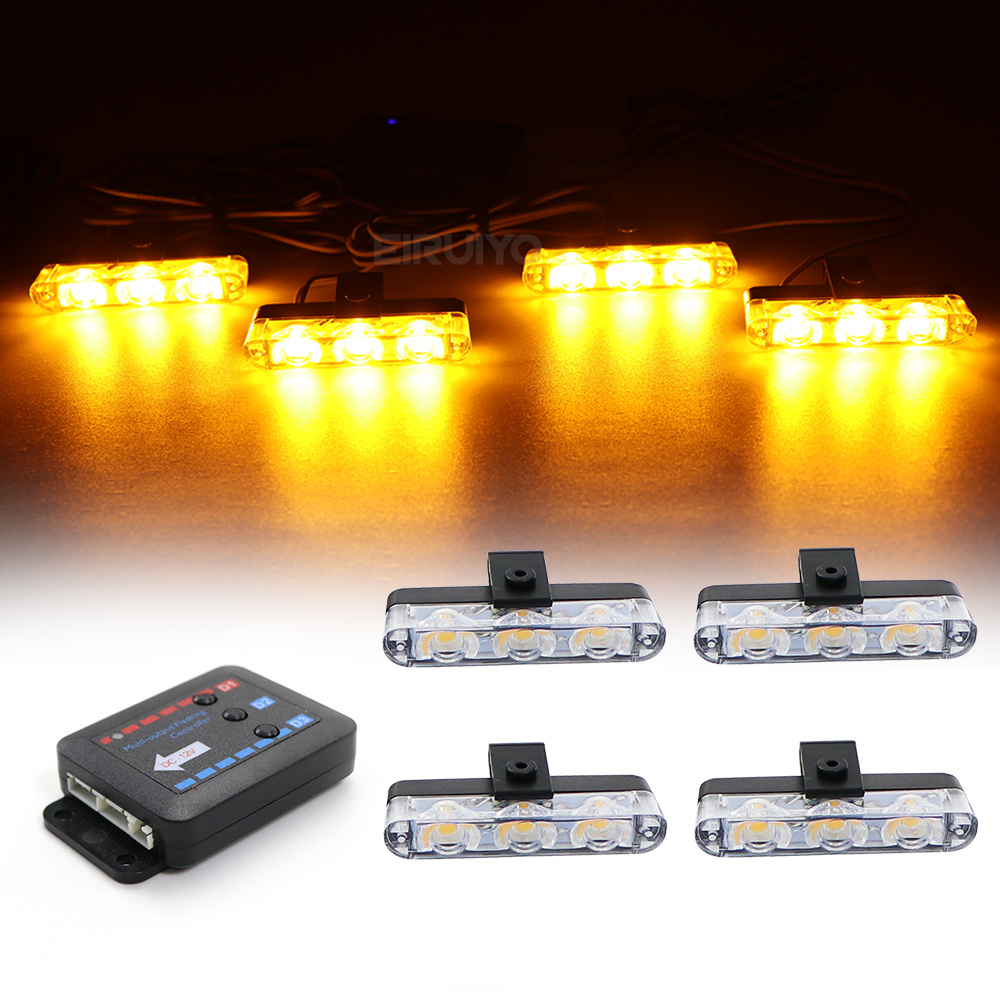4x 3 LED Grill Car LED Strobe  - огляд і ціна Sos Light Strobe